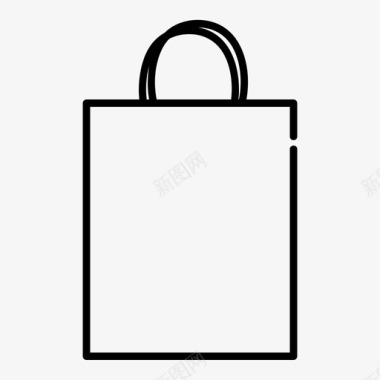 购物袋销售商店图标图标