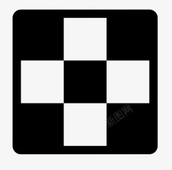 象棋桌子矢量图棋盘黑色游戏图标高清图片