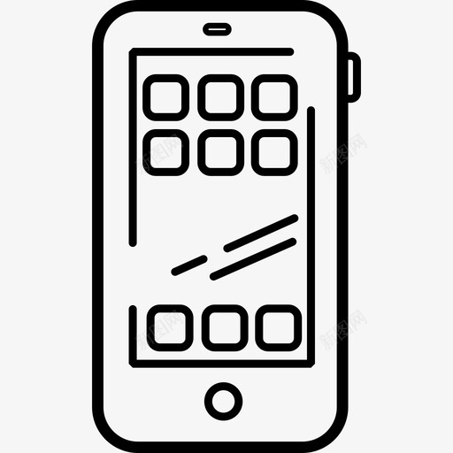 智能手机杂项手绘图标svg_新图网 https://ixintu.com 手绘 智能手机 杂项