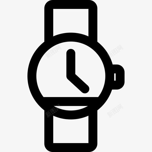 智能手表智能设备6线性图标svg_新图网 https://ixintu.com 智能手表 智能设备6 线性