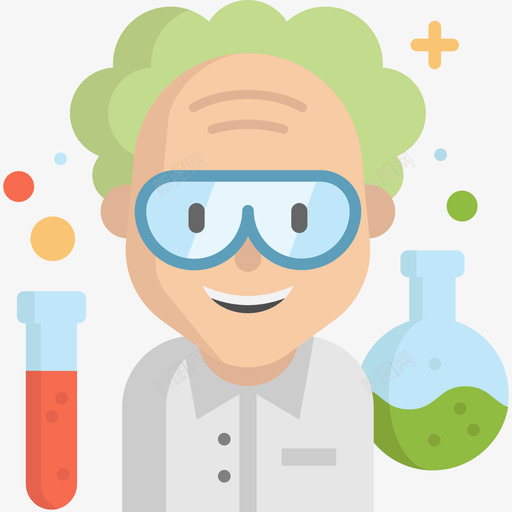 化学家职业和工作2平房图标svg_新图网 https://ixintu.com 化学家 平房 职业和工作2