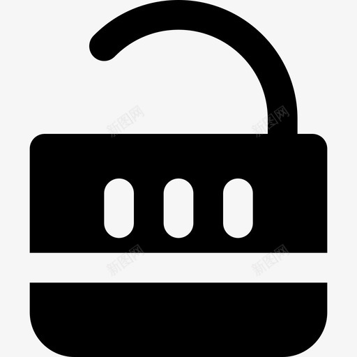 挂锁安全17实心图标svg_新图网 https://ixintu.com 安全17 实心 挂锁