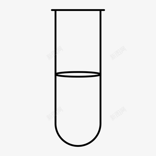 试管实验室教育图标svg_新图网 https://ixintu.com 学校和大学 实验室 教育 试管