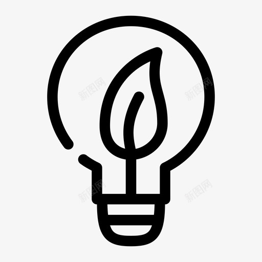 生态灯泡荷兰能源图标svg_新图网 https://ixintu.com 力量 生态灯泡 磨坊 能源 能源缺口介质 荷兰