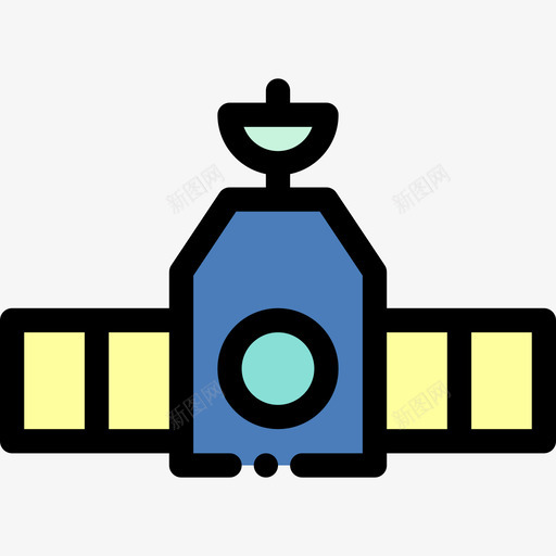 太空舱宇宙20线性颜色图标svg_新图网 https://ixintu.com 太空舱 宇宙20 线性颜色