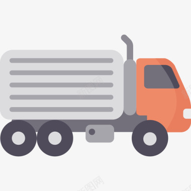 卡车运输建筑机械2平板图标图标