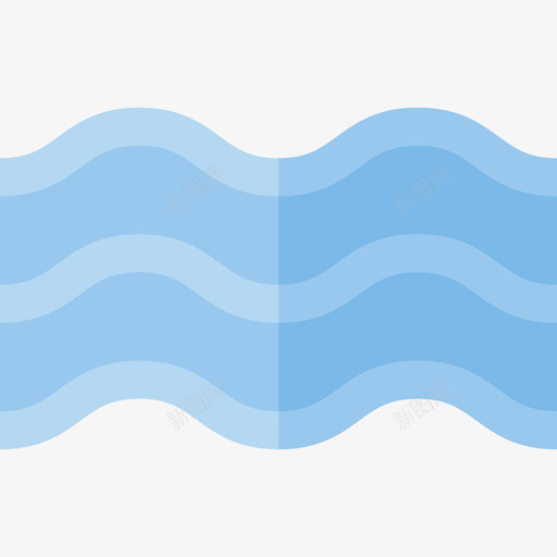 波浪航行4平坦图标svg_新图网 https://ixintu.com 平坦 波浪 航行4