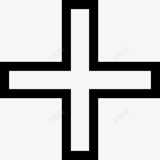 加数学符号图标svg_新图网 https://ixintu.com 加 数学 用户界面轮廓 符号