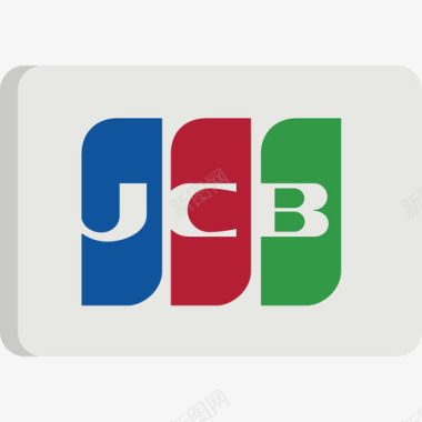 Jcb信用卡2持平图标图标