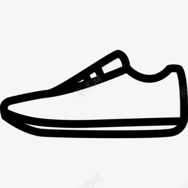 运动鞋衣服8直线型图标图标
