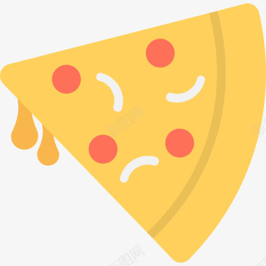 披萨派对和庆典2扁平图标图标