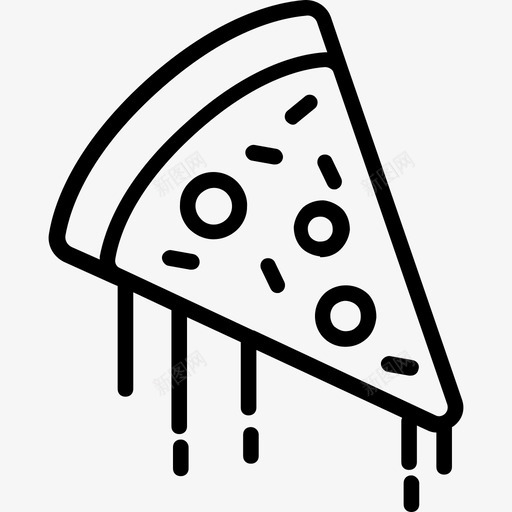 披萨外卖直系图标svg_新图网 https://ixintu.com 外卖 披萨 直系