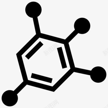 分子原子生物化学图标图标