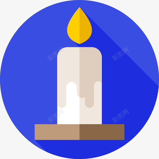 蜡烛深奥的扁平的图标svg_新图网 https://ixintu.com 扁平的 深奥的 蜡烛