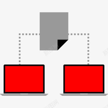笔记本电脑网络10扁平图标图标