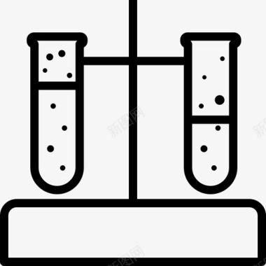 试管教育37线性图标图标