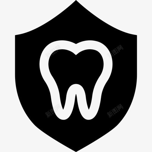 防护牙科护理2填充图标svg_新图网 https://ixintu.com 填充 牙科护理2 防护