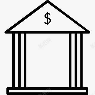 银行商业60直系图标图标