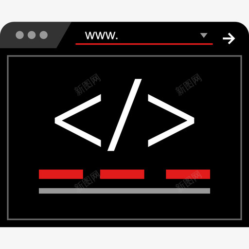 浏览器开发web2平面图标svg_新图网 https://ixintu.com 平面 开发web2 浏览器