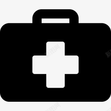 急救箱医疗保健3填充图标图标