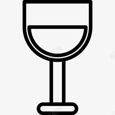 葡萄酒食品和饮料15直系图标图标