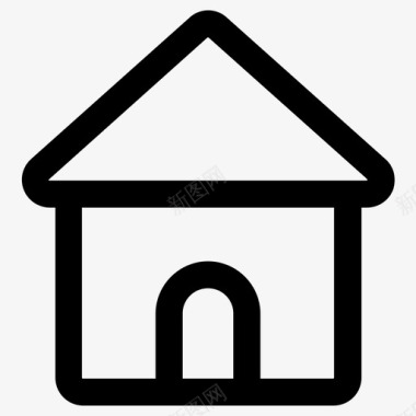 住宅主页房地产图标图标