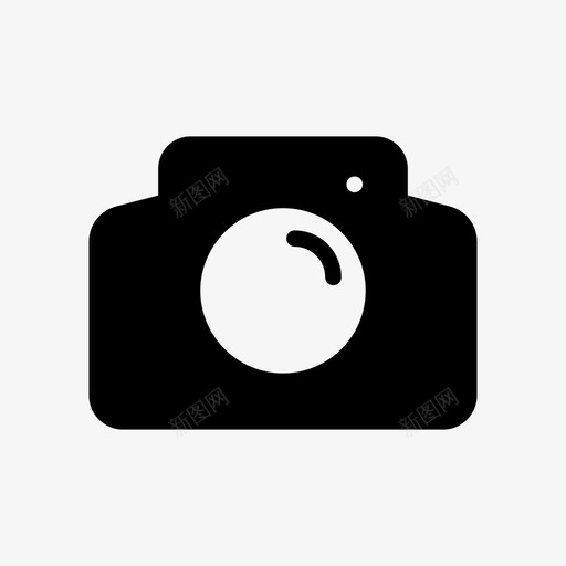 照相机捕获设备图标svg_新图网 https://ixintu.com 小工具 快照 捕获 摄影 教育字形图标 照相机 设备