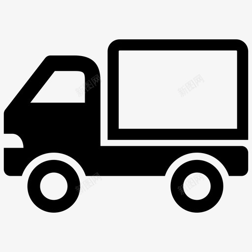 卡车汽车送货图标svg_新图网 https://ixintu.com 卡车 汽车 车辆 运输 送货