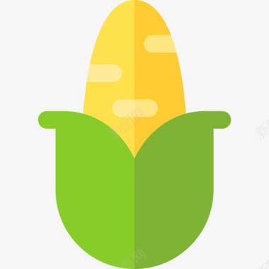 玉米农场4平坦图标图标