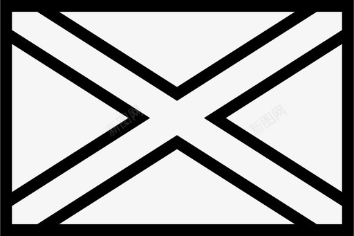 苏格兰国旗世界旅游图标图标
