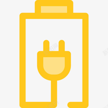 电池电子15黄色图标图标