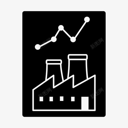 生产分析公司工厂图标svg_新图网 https://ixintu.com 公司 工厂 工厂管理 生产分析 生产力