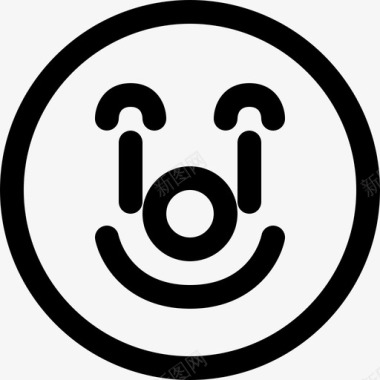 表情小丑化身表情符号图标图标