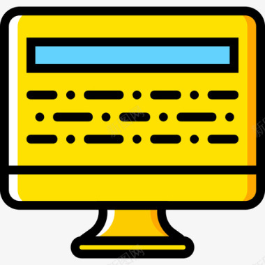 计算机营销11黄色图标图标