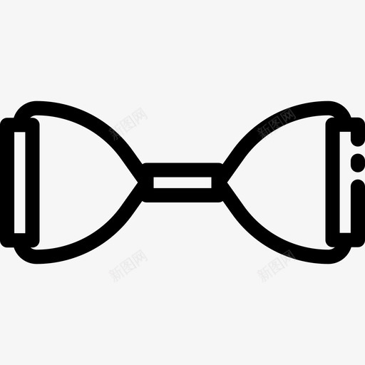 健身带健身器材2直线型图标svg_新图网 https://ixintu.com 健身器材2 健身带 直线型