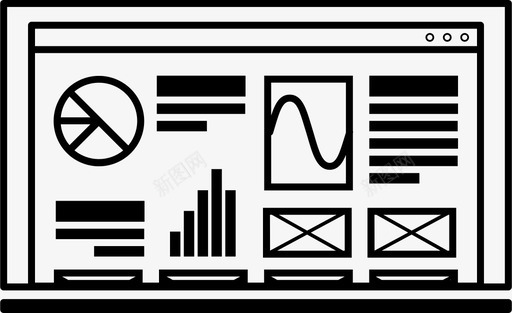网页图形笔记本电脑图标svg_新图网 https://ixintu.com 交易 图形 布局 笔记本电脑 网页 网页设计 设备