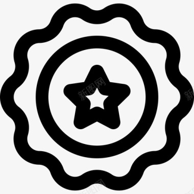 徽章美国直系图标图标