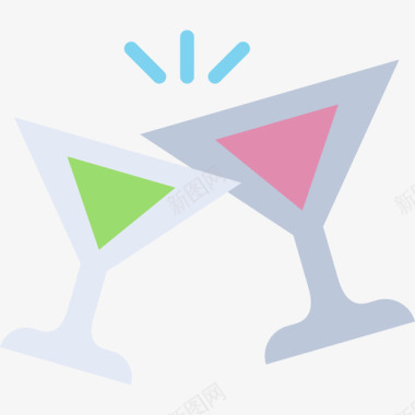 吐司酒吧和酒吧2平的图标图标