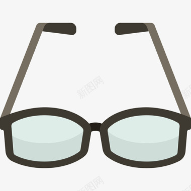 眼镜教育16扁平图标图标
