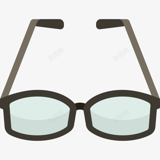 眼镜教育16扁平图标svg_新图网 https://ixintu.com 扁平 教育16 眼镜