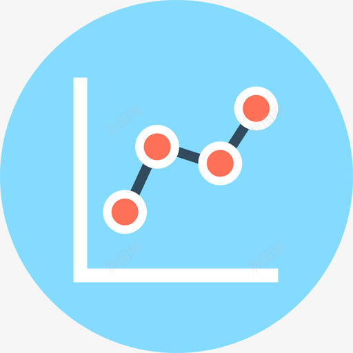 折线图数字营销29循环图标svg_新图网 https://ixintu.com 循环 折线图 数字营销29