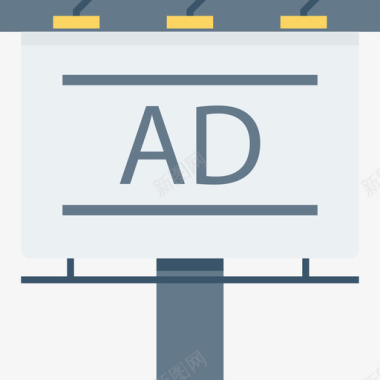 广告牌搜索引擎优化营销2扁平图标图标