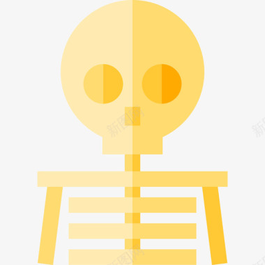 骨骼医用40扁平图标图标
