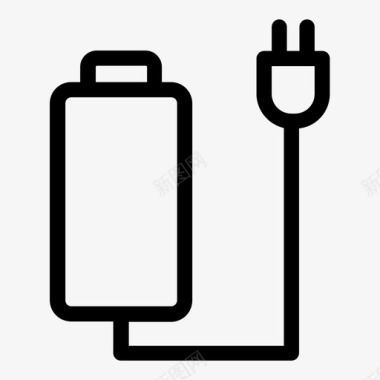 蓄电池给蓄电池充电图标图标