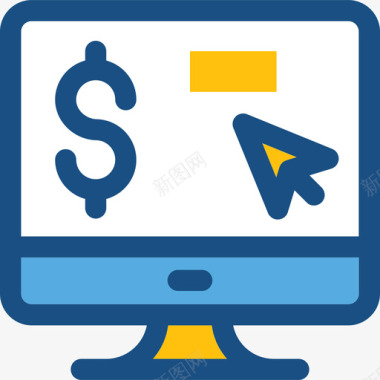 网上商店金融和支付duotone图标图标