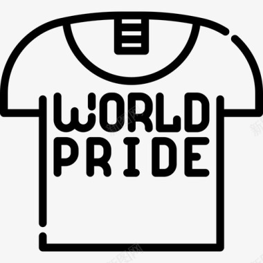 衬衫世界骄傲日3直系图标图标