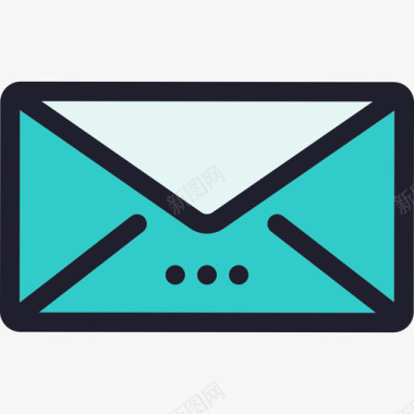 电子邮件杂项元素2线颜色图标图标