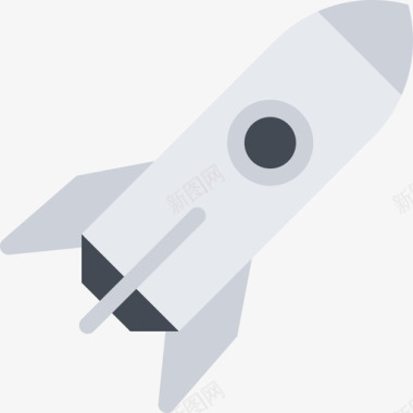 火箭太空和科学3平的图标图标