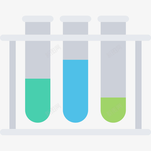 试管空间和科学3扁平图标svg_新图网 https://ixintu.com 扁平 空间和科学3 试管