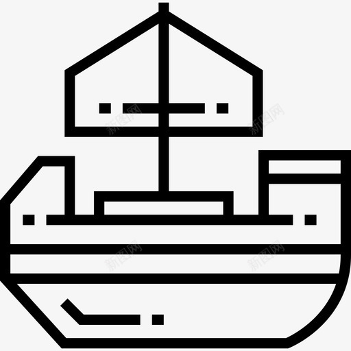 船海盗5直系图标svg_新图网 https://ixintu.com 海盗5 直系 船